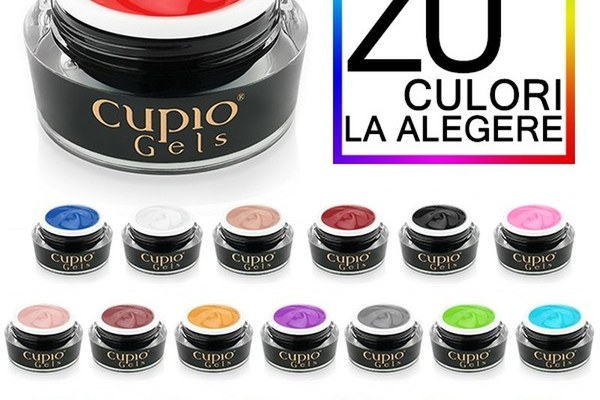Kit manichiura 20 geluri colorate Cupio