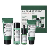 Kit S.O.S anti-imperfectiuni cu AHA-BHA-PHA Trouble line, 4 buc. -  Some By Mi - 1