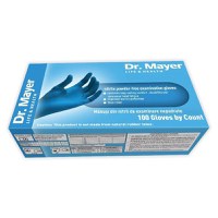 Manusi nitril nepudrate blue Dr. Mayer S 100 buc - 1