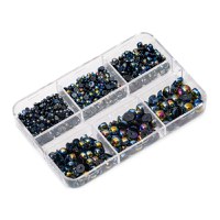 Set perlute unghii Black AB - 1