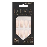 Set unghii false Cupio Diva - Glitter French - 1