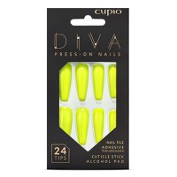 Set unghii false Cupio Diva - Neon Yellow - 1