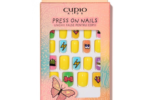 Set unghii false pentru copii Cupio Kids - Color Art
