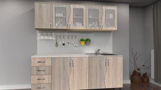 Bucatarie CIP S 2m, Sonoma + Trufe