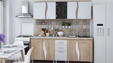 Bucatarie CIP3S - C1 Sonoma + Alb