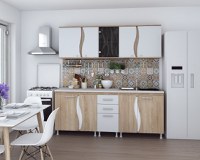 Bucatarie CIP3S - C1 Sonoma + Alb - 1