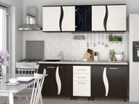 Bucatarie CIP3S - C1 Wenge + Alb Hacienda - 1