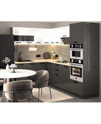 Bucatarie Daria colt V1, Alb+Antracit - 1