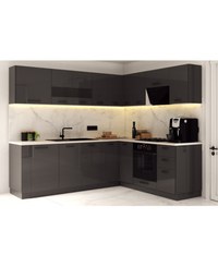 Bucatarie Daria colt V2, Antracit - 1
