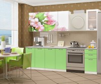 Bucatarie Famp Mar, 200x60x214 cm, Verde - 1