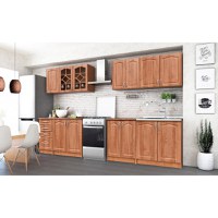 BUCATARIE OLEA MEBEL MDF 2.6M CIRES CU BLAT INTREG - 1