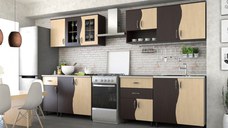 Bucatarie Paula S Wenge + Mesteacan