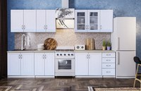 BUCATARIE PROVENCE RO 2.6M MDF, ALB - 1