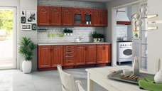 Bucatarie Tiulpan MDF 2.6m Calvados Cu Blat Intreg