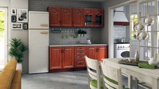 Bucatarie Tiulpan MDF Calvados 2.0m, Blat Intreg