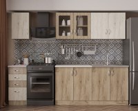 Bucatarie Venus Ro, 200x60x200 cm, K001 + K002 - 1
