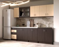 Bucatarie Venus RO Wenge Mesteacan 2,6 m - 1