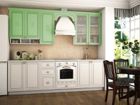 Bucatarie Versailles MDF 2.6m, Fistic - 1