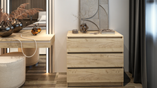 Comoda MP5 3S Stejar k003 90x44x80 cm