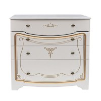 Comoda Olesia Alb 91x44x85 cm - 1