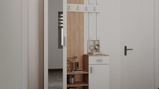 Cuier Darius Stejar K003  Alb