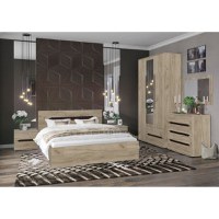 Dormitor Valencia Dulap 3 Usi Stejar k002 - 1