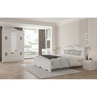 Dormitor ZQB-811 3 Usi Alb - 1