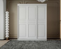 Dressing BD05 Alb 160x55x200 cm - 1