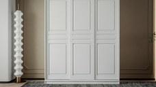 Dressing BD05 Alb 160x55x200 cm