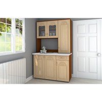 Dulap 120 UK MDF Cires Mesteacan  121x33 60x197 cm - 1