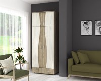 Dulap 2Usi S Cu Despartitor, 90x50x198 cm, k002+k001 - 1