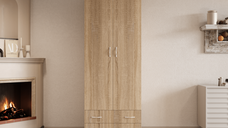 Dulap-4  2U 2S RO Sonoma 74x54x212 cm