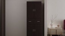 Dulap 4U 1S Wenge 70x35x180 cm