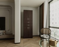 Dulap KSC-11 Ro, 60x37x196 cm Wenge - 1