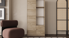 Dulap MP1 1U 2S Stejar K002  80x33x180 cm