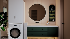 Dulap MS 2U Alb 65x60x199 cm