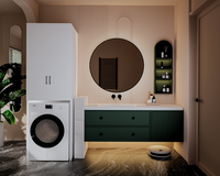 Dulap MS 2U Alb 65x60x199 cm - 1