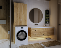 Dulap MS 2U Polite Stejar K003 65x35x199 cm - 1