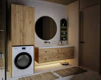 Dulap MS 2U Polite Stejar K003 65x60x199 cm - 1