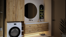 Dulap MS 2U Polite Stejar K003 85x35x199 cm