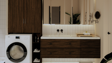 Dulap MS 2U Polite Wenge 85x35x199 cm