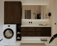 Dulap MS 2U Polite Wenge 85x35x199 cm - 1