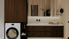 Dulap MS 2U Polite Wenge 85x60x199 cm