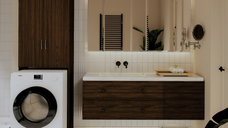 Dulap MS 2U Wenge 65x35x199 cm