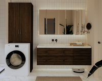 Dulap MS 2U Wenge 65x35x199 cm - 1