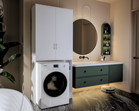 Dulap MS Alb 85x35x199 cm - 1