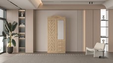 Dulap ZQW-009MDF - 2U 3S, 100x50x200 cm