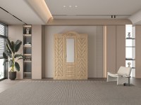 Dulap ZQW 009MDF  3U 3S 150x50x200 cm - 1