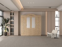 Dulap ZQW 009MDF 4U 6S 200x50x200 cm - 1