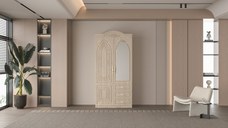 Dulap ZQW 011MDF 2U 3S 100x50x200 cm